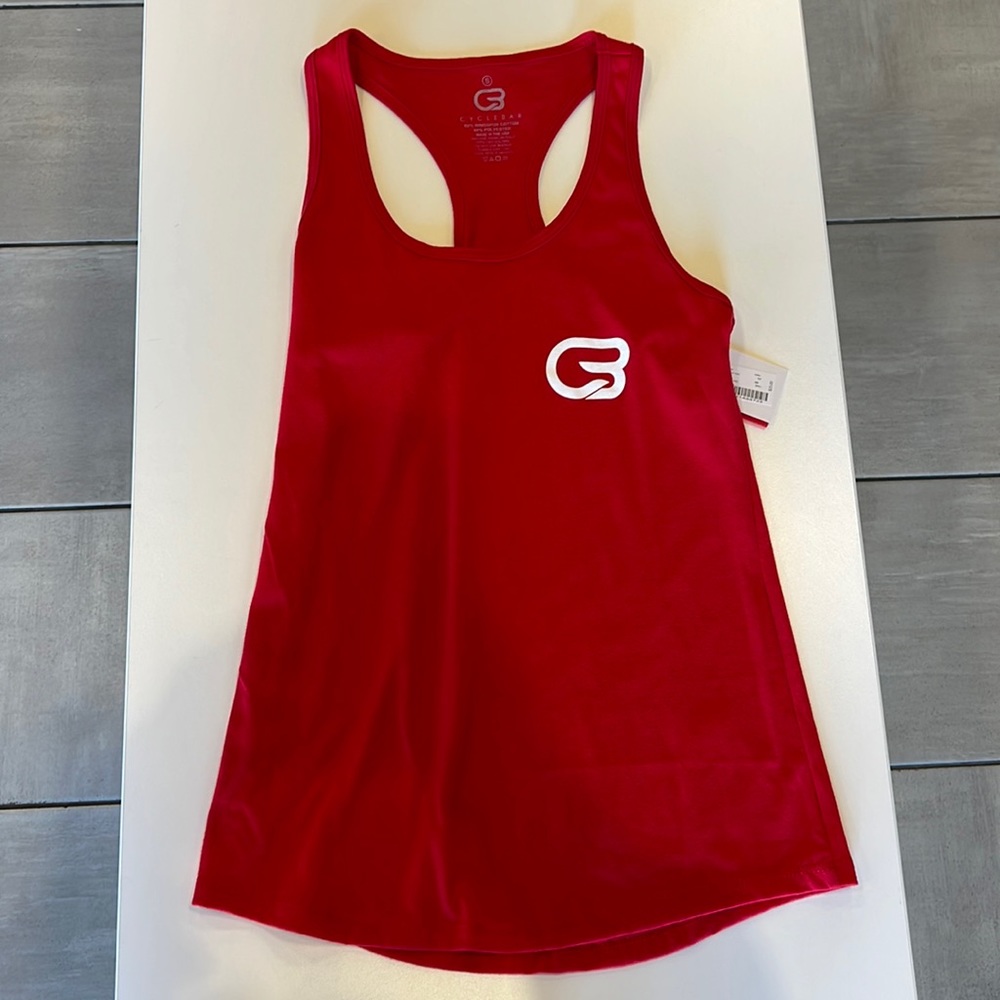 CycleBar Stacked Racer Tank